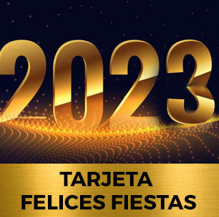 Tarjeta de felices fiestas-tarjeta empresarial salutacion